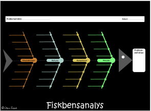 Fiskbensanalys Förutsättningar Kulturer Kompetenser Metoder Problem- definition Problemområde:  Datum: